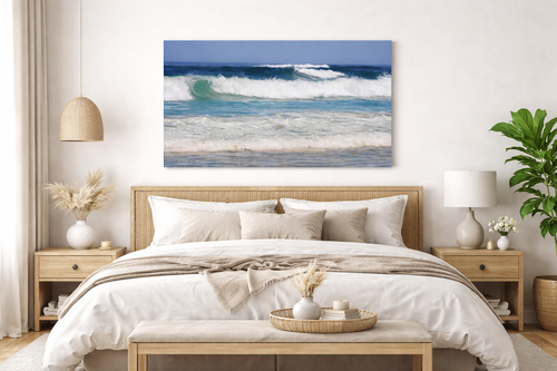 Canvas Print - California Calm, Still Between Waves - Digital Artwork