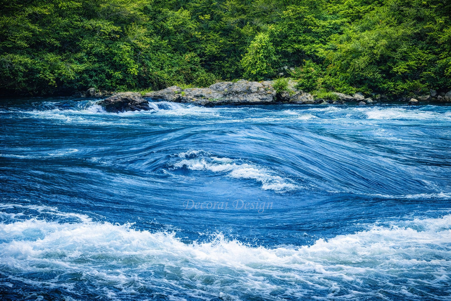 Digital Print Canvas - Water Landscape - Held Breath, A River Swell