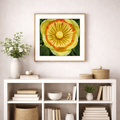 Tulip Tree Flower Wall Art Canvas - Unframed