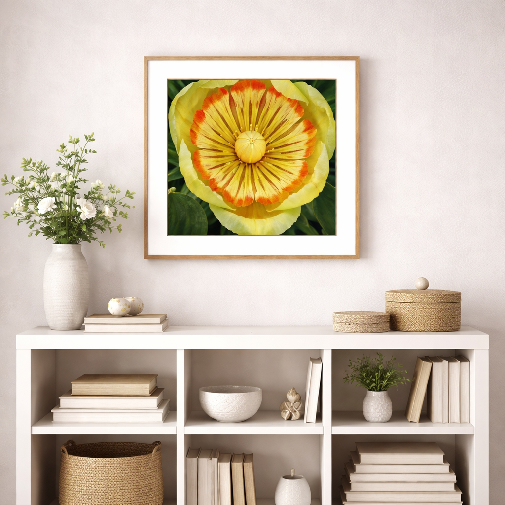 Tulip Tree Flower Wall Art Canvas - Unframed